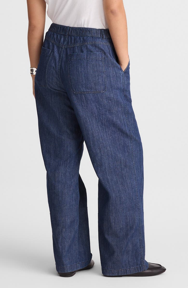 Madewell Zoe Relaxed Straight Leg Jeans, Alternate, color, Light Rinse