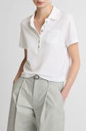 Vince Pocket Crop Cotton Polo