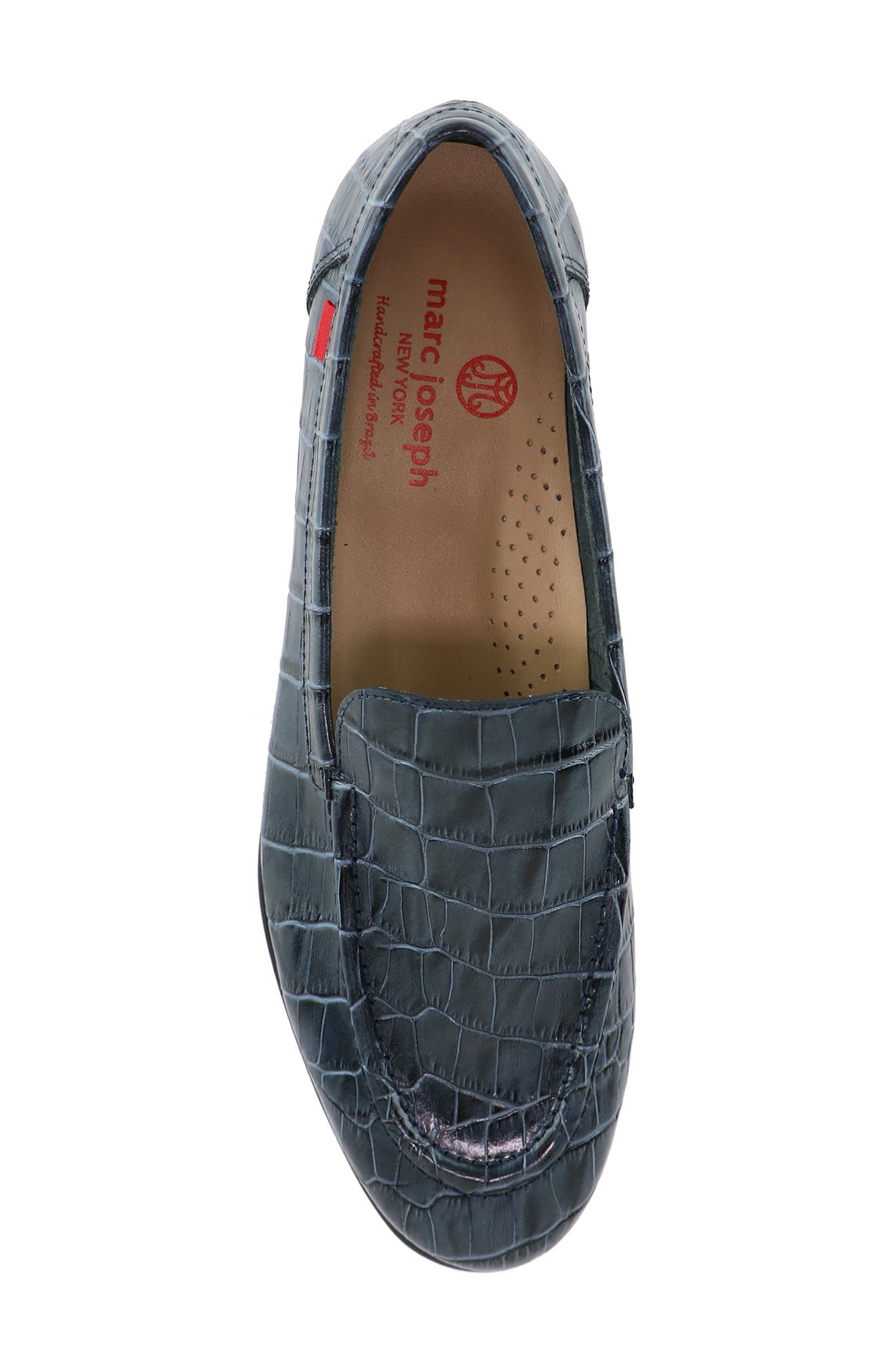 Madison Ave Loafer, Alternate, color, NAVY CROCO