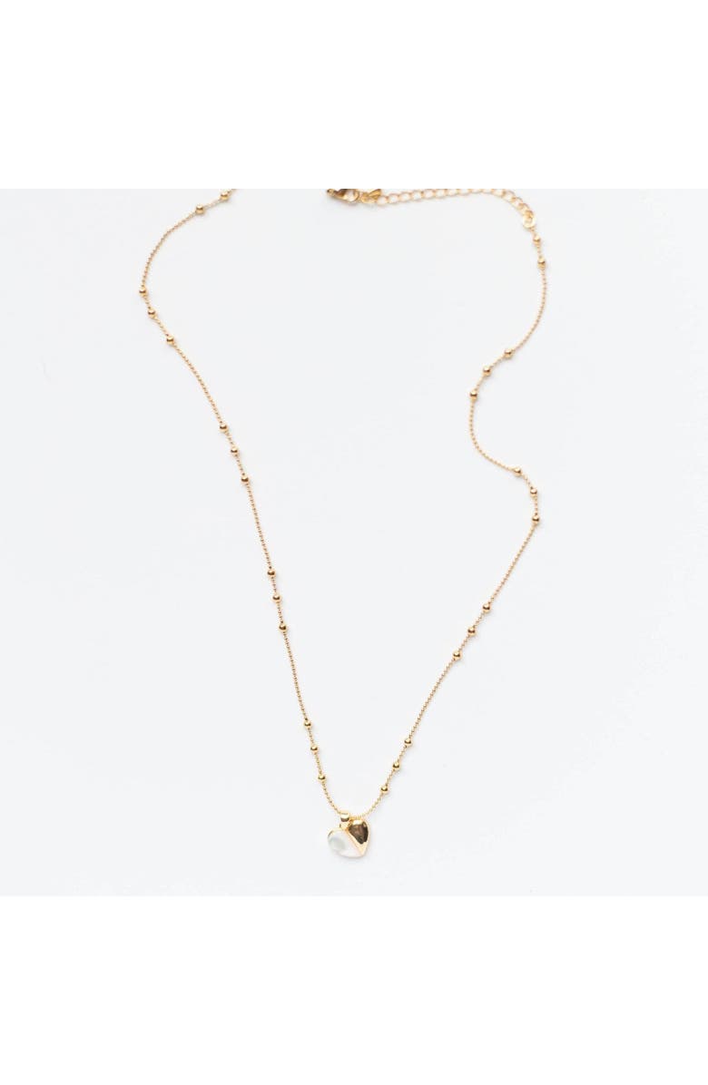 Ivy & Pearl Co. Serene Pendant, Main, color, Gold