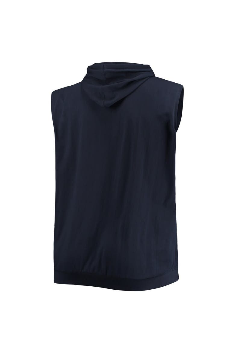Men's Navy Houston Astros Jersey Muscle Sleeveless Pullover Hoodie, Alternate, color, Navy
