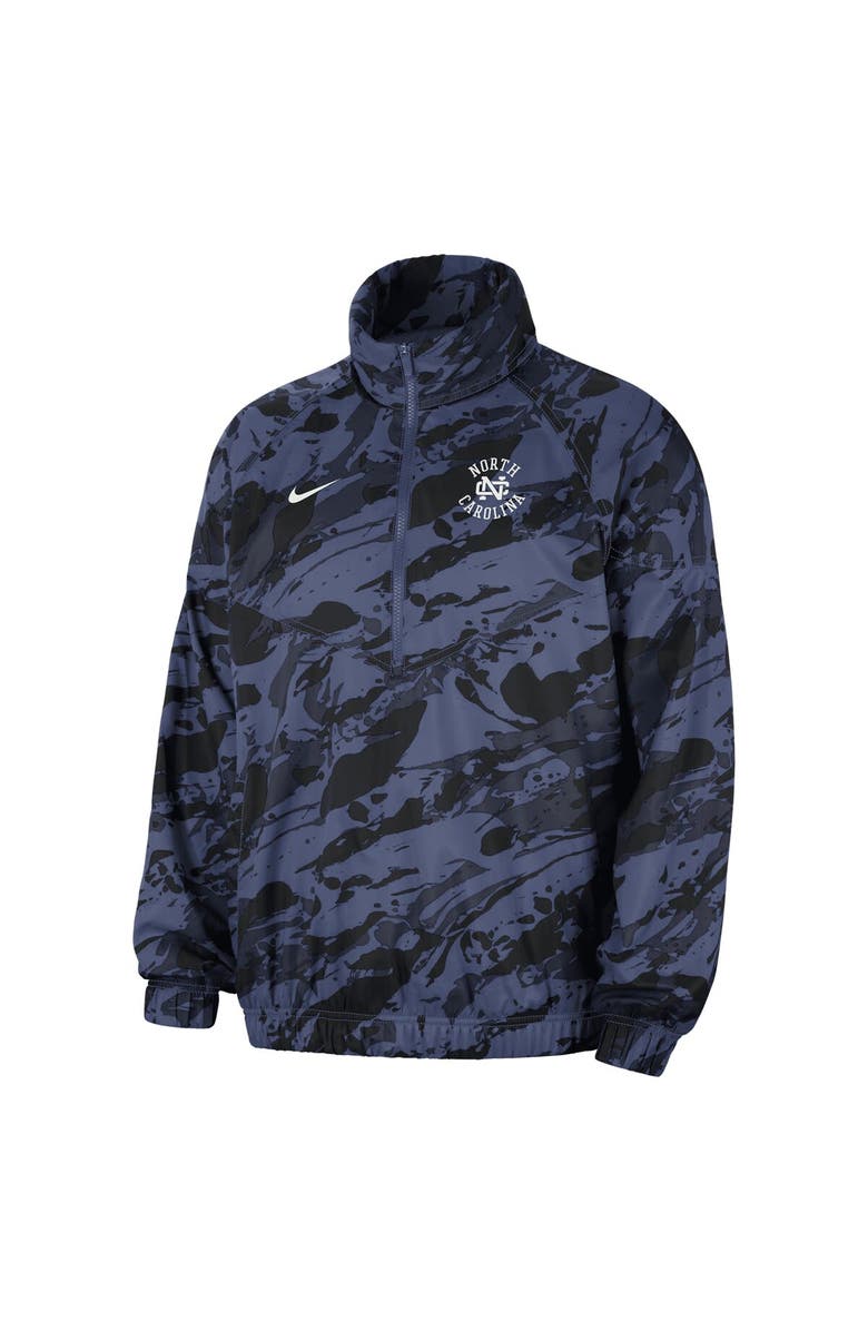 Nike Men's Nike  Navy North Carolina Tar Heels Anorak Half-Zip Jacket, Alternate, color, Navy