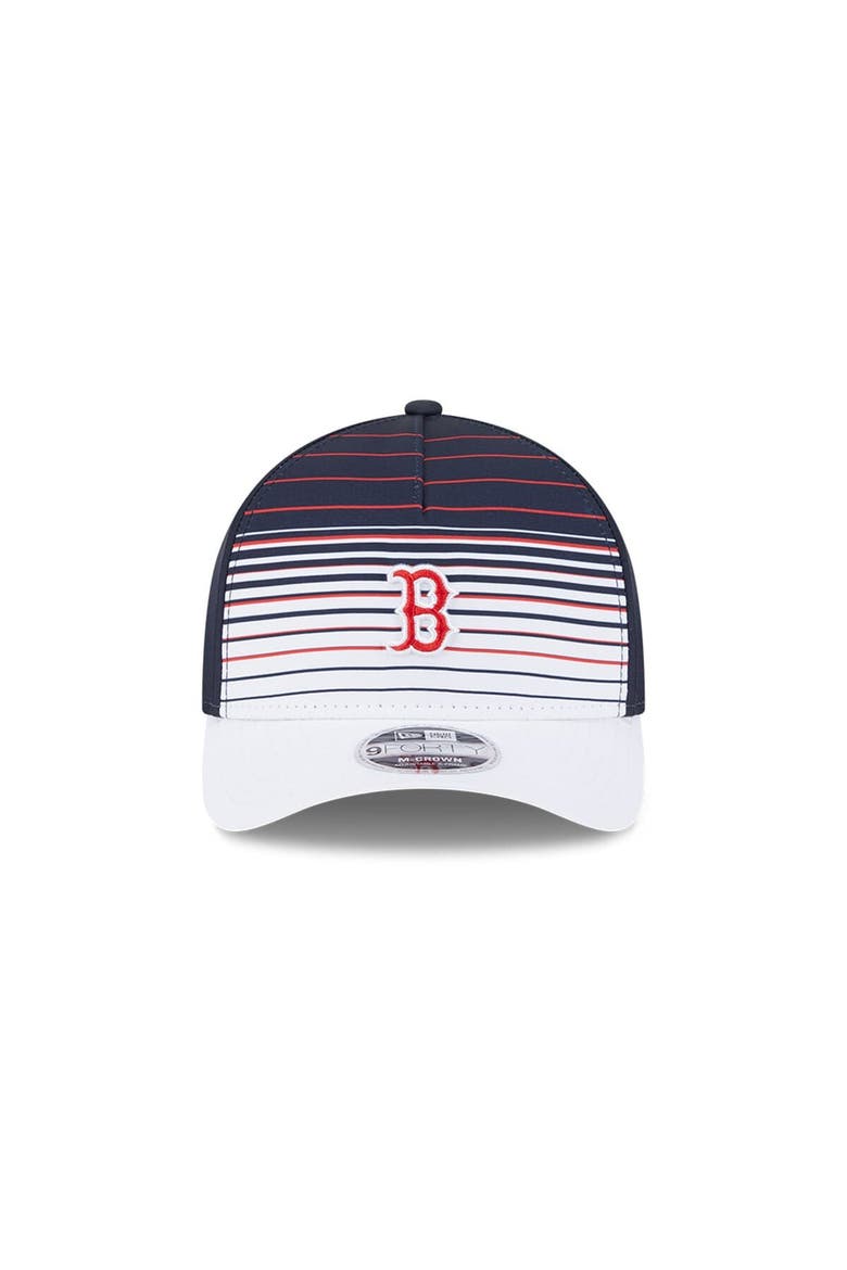 Men's New Era  Navy Boston Red Sox Gradient 9FORTY M-Crown Adjustable Hat, Alternate, color, Navy