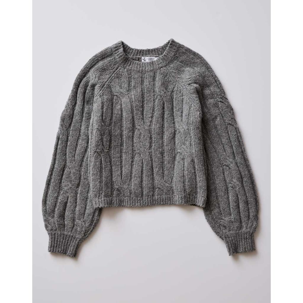 Carve Designs Eloise Wool Sweater In Gray