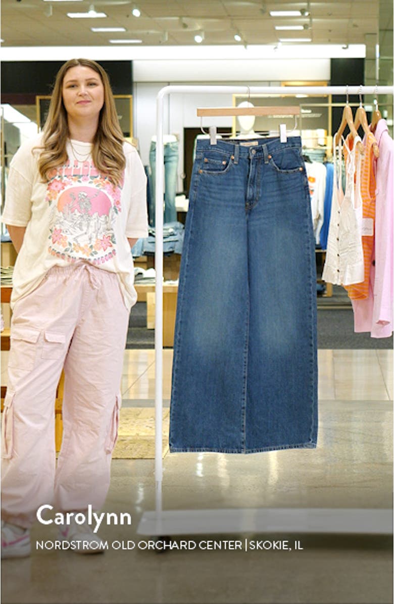Ribcage High Waist Wide Leg Jeans, sales video thumbnail