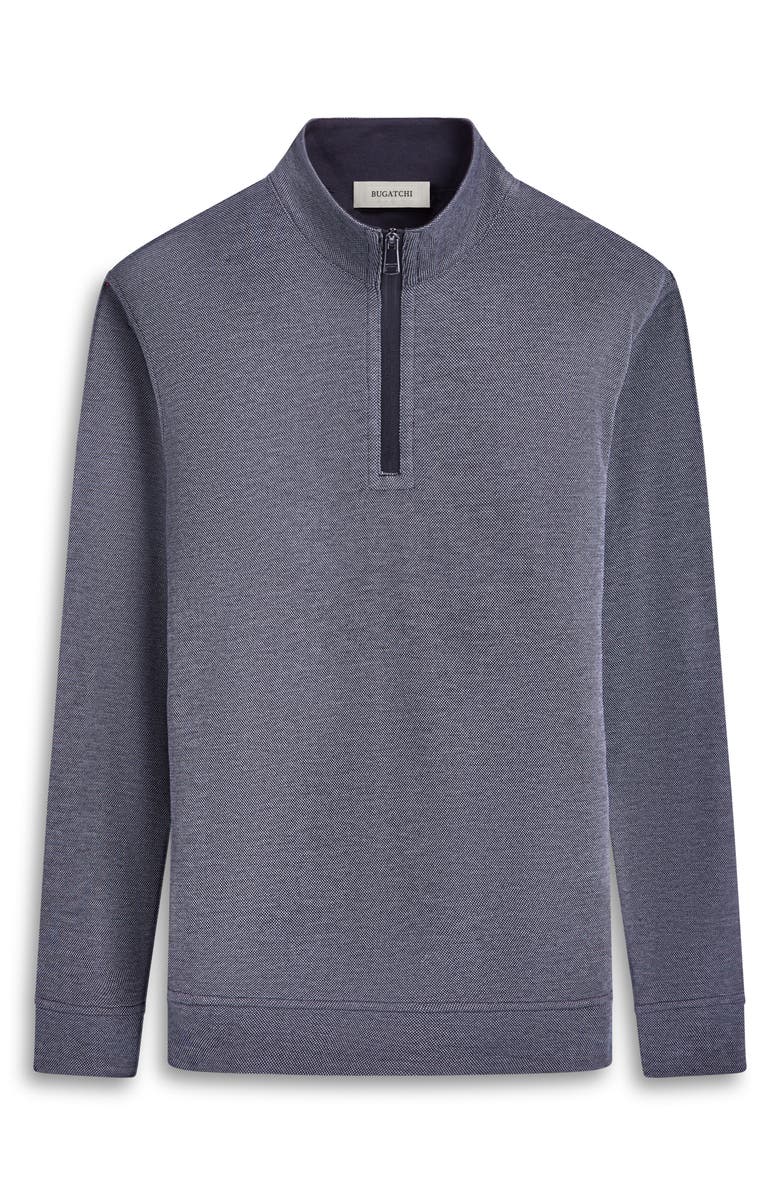 Bugatchi Quarter Zip Pullover, Alternate, color, 