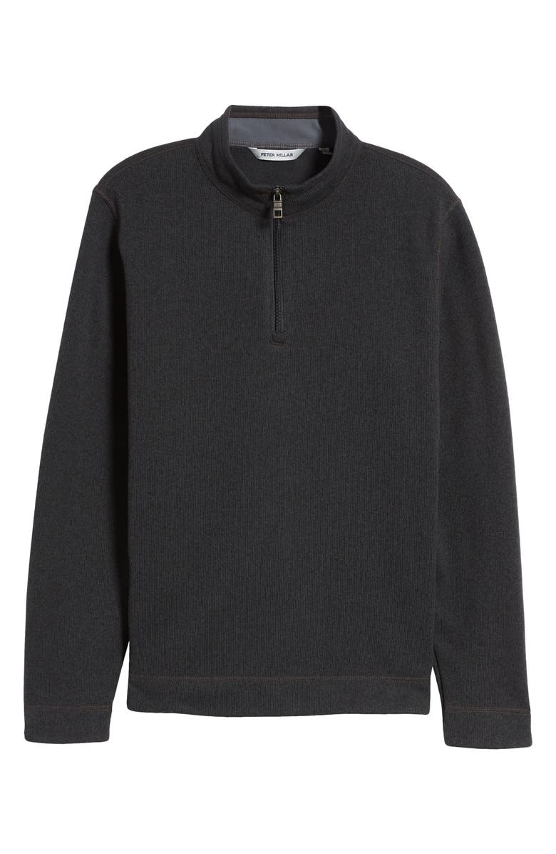 Peter Millar Crown Sweater Fleece Quarter Zip Pullover, Alternate, color, 