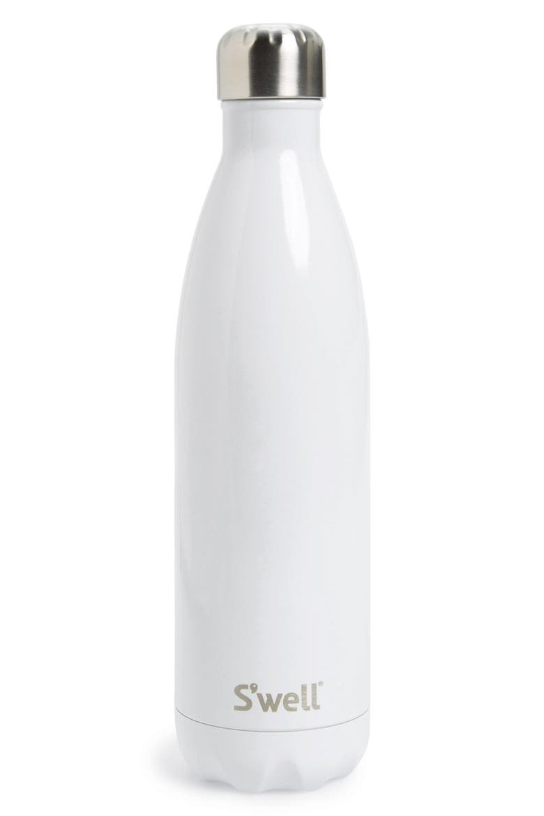 'Angel Food' Insulated Stainless Steel Water Bottle, Main, color, ANGEL FOOD