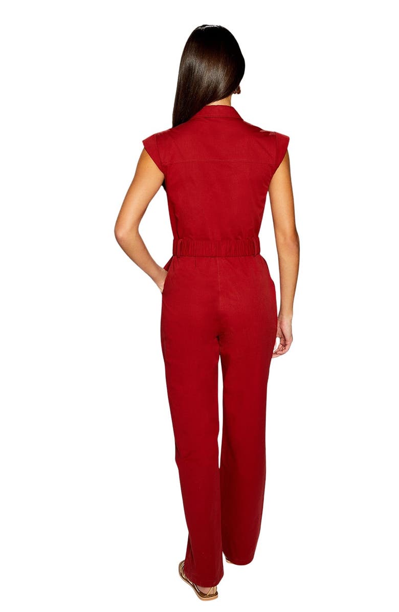 Warehouse Runway Utility Jumpsuit, Alternate, color, Red