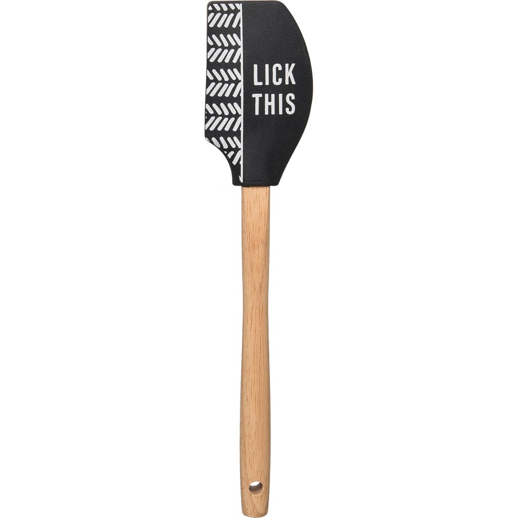 Totalee Gift Lick This Spatula Rubber Black