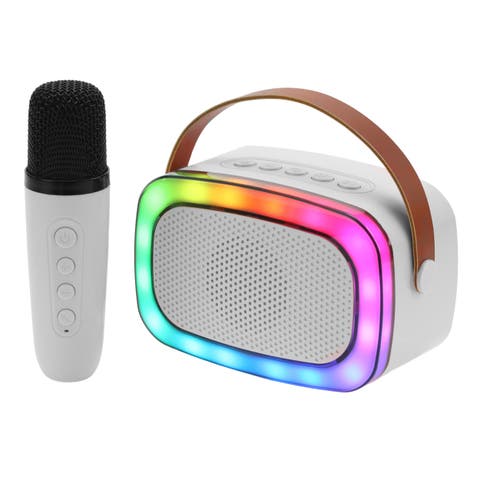 Rechargable Mini Karaoke Speaker Wireless Microphone