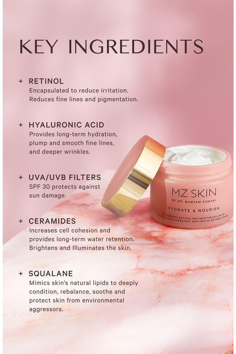 Hydrate & Nourish Age Defense Retinol Moisturizer SPF 30, Alternate, color, NO COLOR