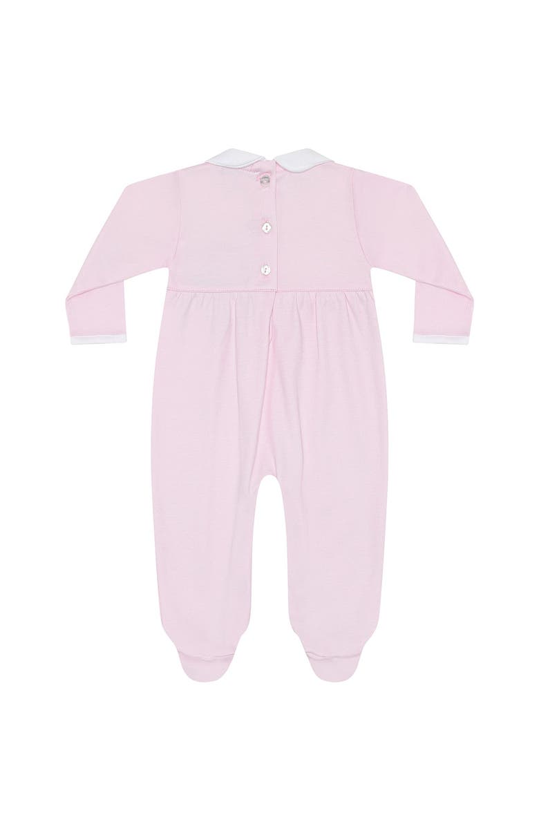 Nellapima Signature Smocked Girls Footie - Baby, Alternate, color, White