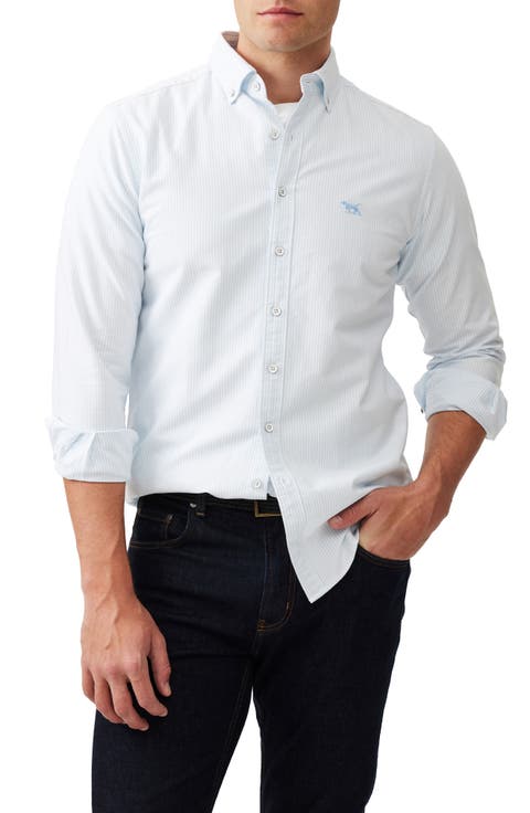 South Island Stripe Button-Up Shirt