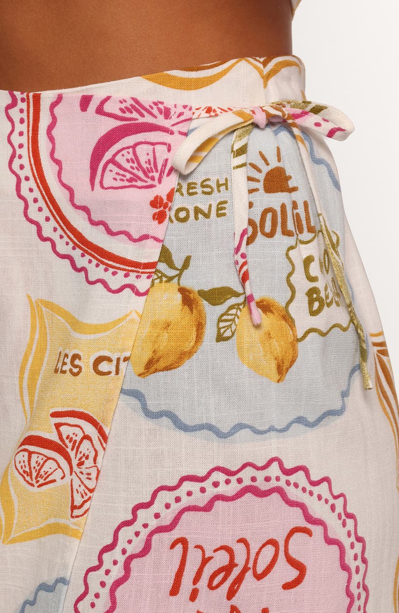 Petal & Pup Siena Wrap Miniskirt, Alternate, color, Bella