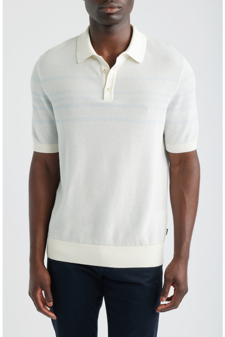 Lancio Polo Sweater, Main, color, OPEN WHITE