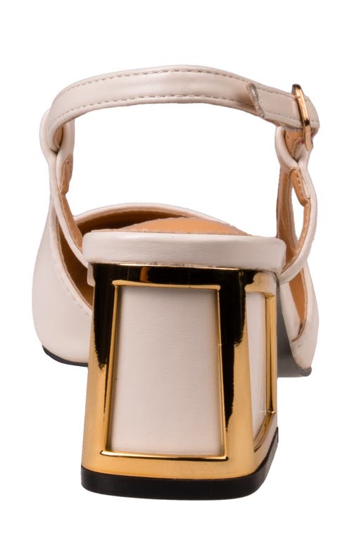 Ninety Union Blake Slingback Pump In Beige