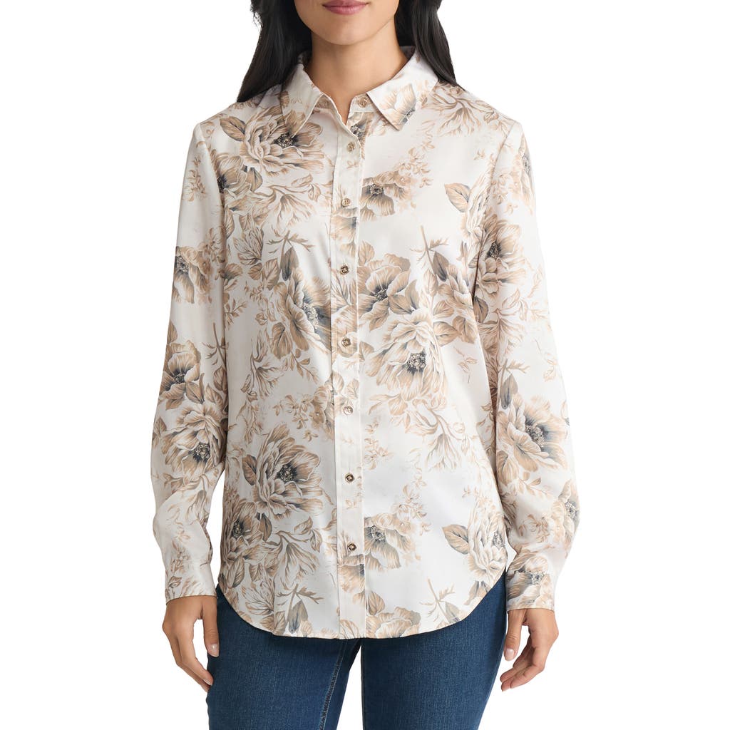 Jones New York Button-up Shirt In Brown