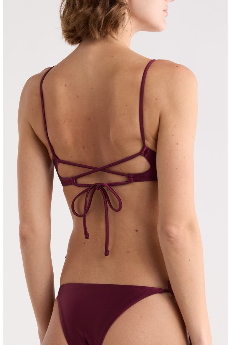 Dainty Underwire Bikini Top, Alternate, color, PINK