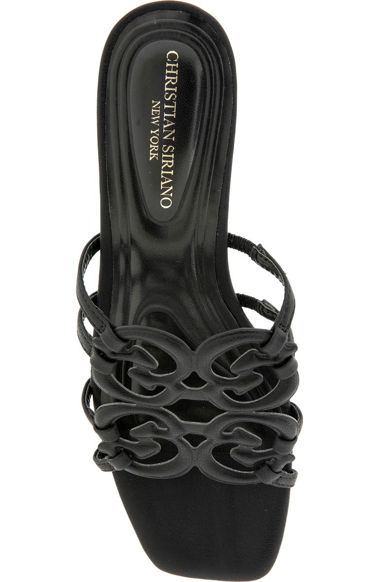 Christian Siriano Ixla Kitten Heel Sandal, Alternate, color, Black