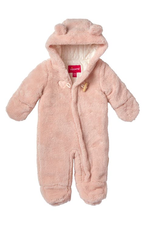 Kids' Toggle Faux Fur Pram Suit