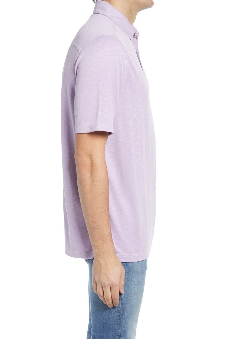 Vintage Slub Jersey Polo, Alternate, color, LAVENDER