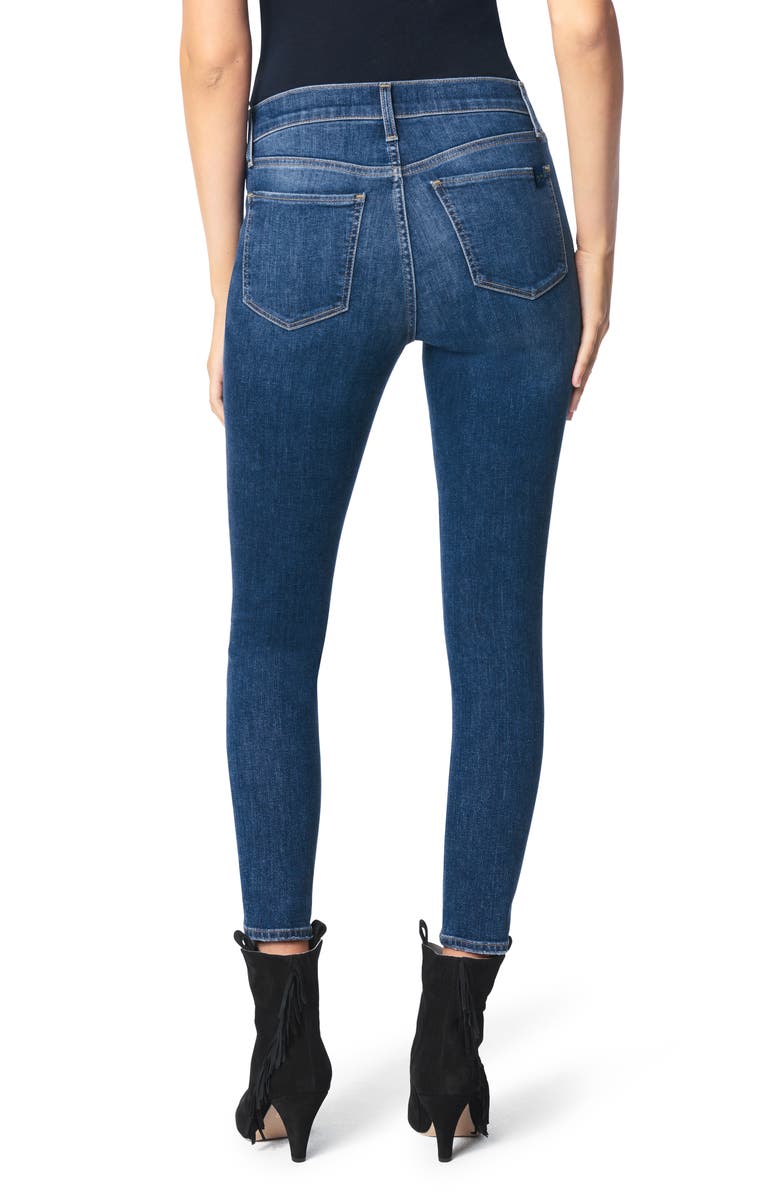 Joe's The Charlie High Waist Ripped Ankle Skinny Jeans, Alternate, color, 