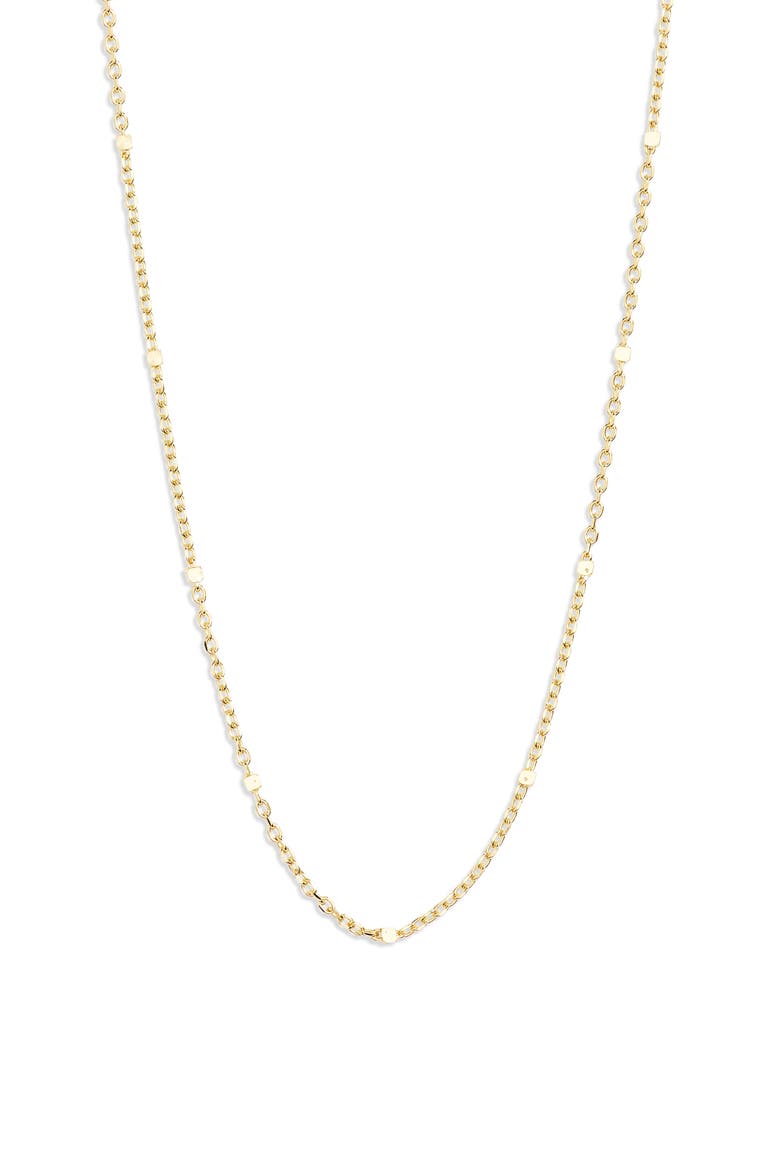14K Satellite Bead Necklace (Nordstrom Exclusive), Main, color, 14K YELLOW GOLD
