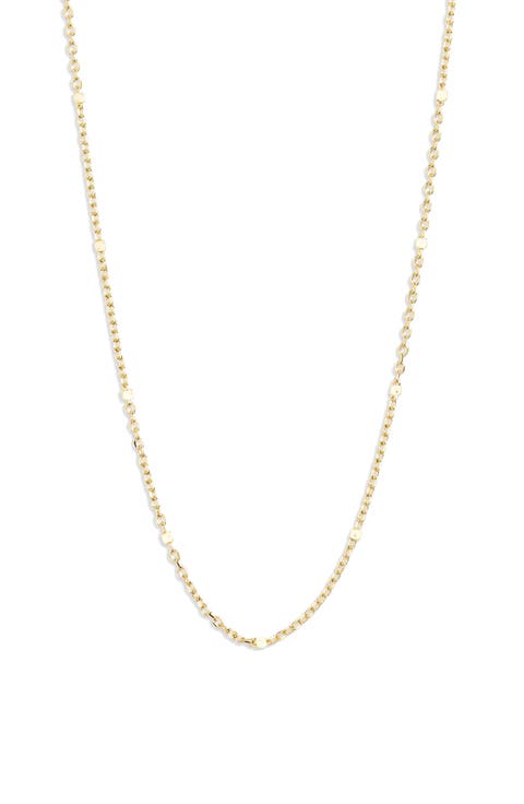 14K Satellite Bead Necklace (Nordstrom Exclusive)