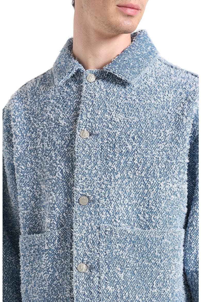 Damien Boucle Jacket with Back Pleat, Alternate, color, Blue