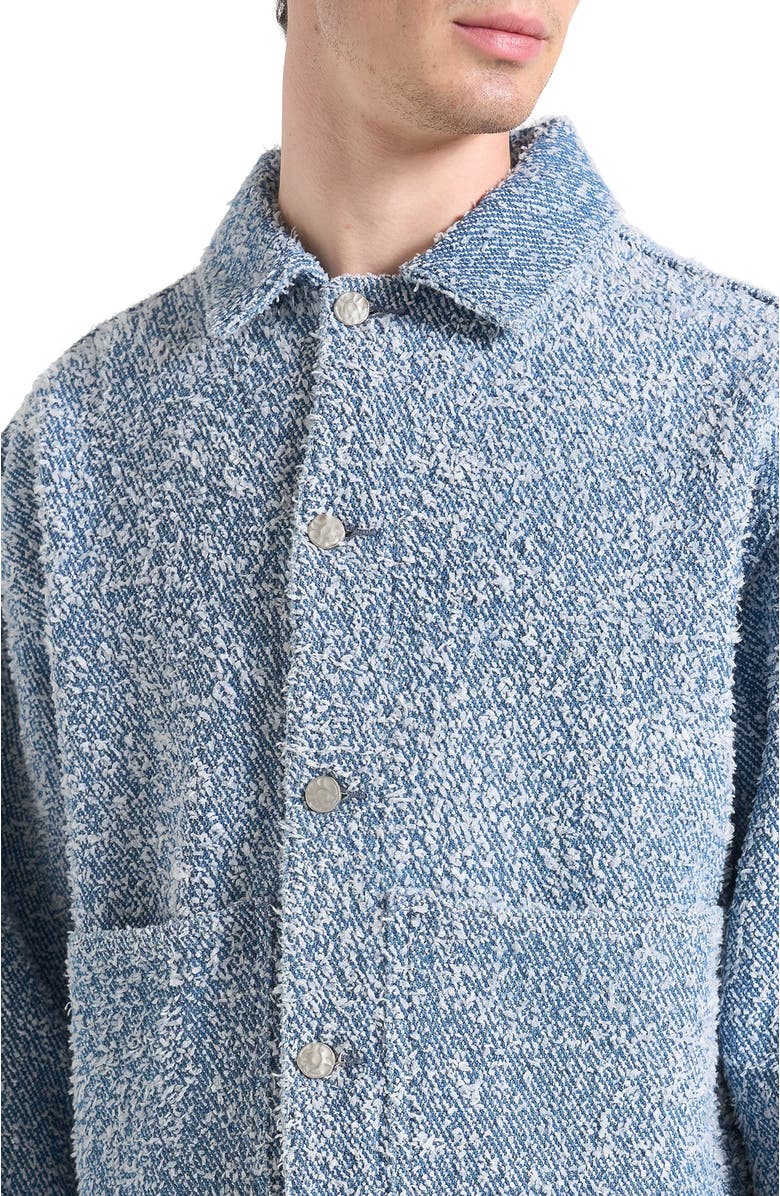 Manière De Voir Damien Boucle Jacket with Back Pleat, Alternate, color, Blue