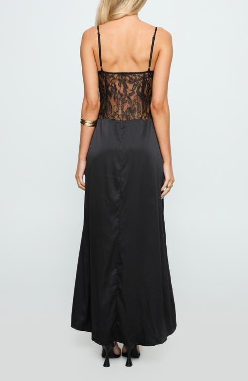 Princess Polly Captivate Lace Gown In Black