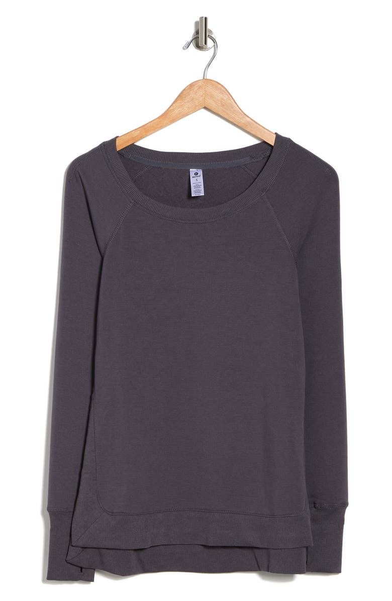 90 DEGREE BY REFLEX Terry Brushed Raglan Shirt, Alternate, color,