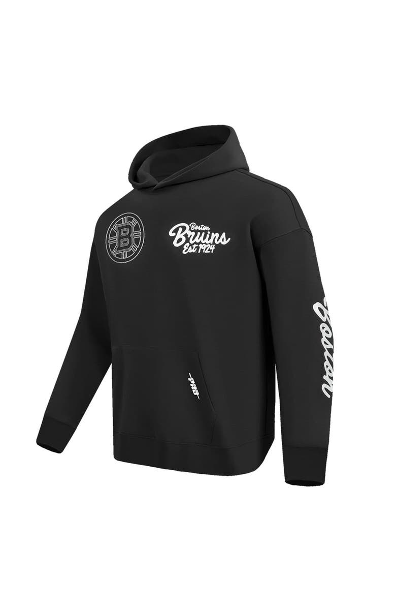PRO STANDARD Men's Pro Standard Black Boston Bruins Paint the City Pullover Hoodie, Alternate, color, Black