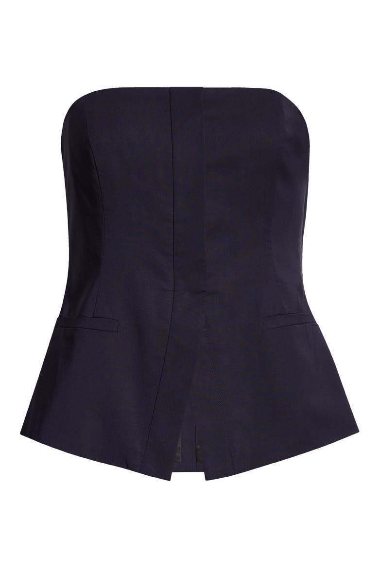 Renee Strapless Top, Alternate, color, MARITIME NAVY