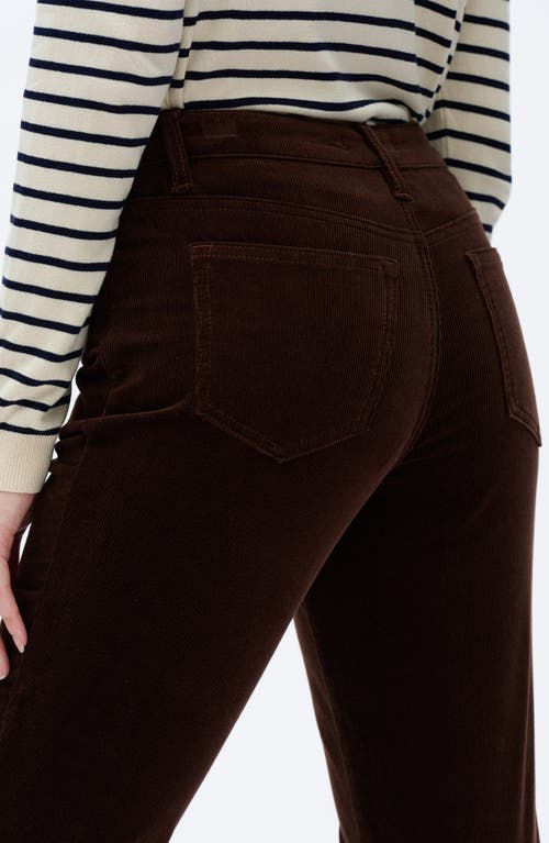 Bayeas Flare Corduroy Pants In Black