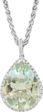EFFY Green Amethyst Pendant Necklace