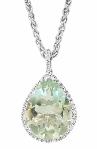 EFFY Green Amethyst Pendant Necklace