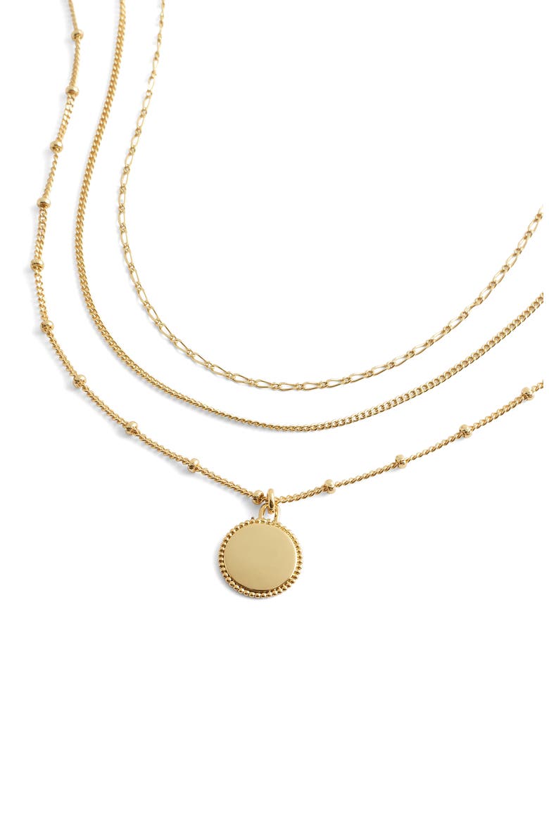 Maritime 3-Pack Necklace Set, Main, color, WARM GOLD