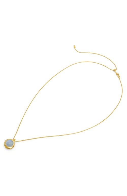 Dean Davidson Ipanema Labradorite & Moonstone Pendant Necklace In Gold