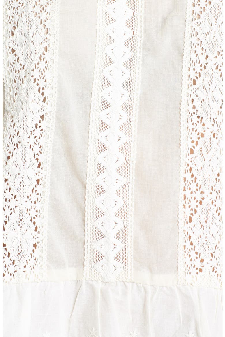 'Princess Gwendoline' Lace Inset Top, Alternate, color, IVORY