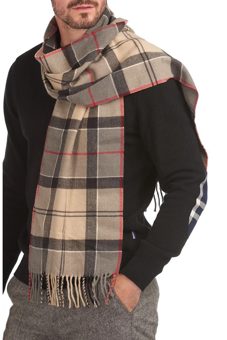 Galingale Tartan Scarf, Main, color, DRESS TARTAN