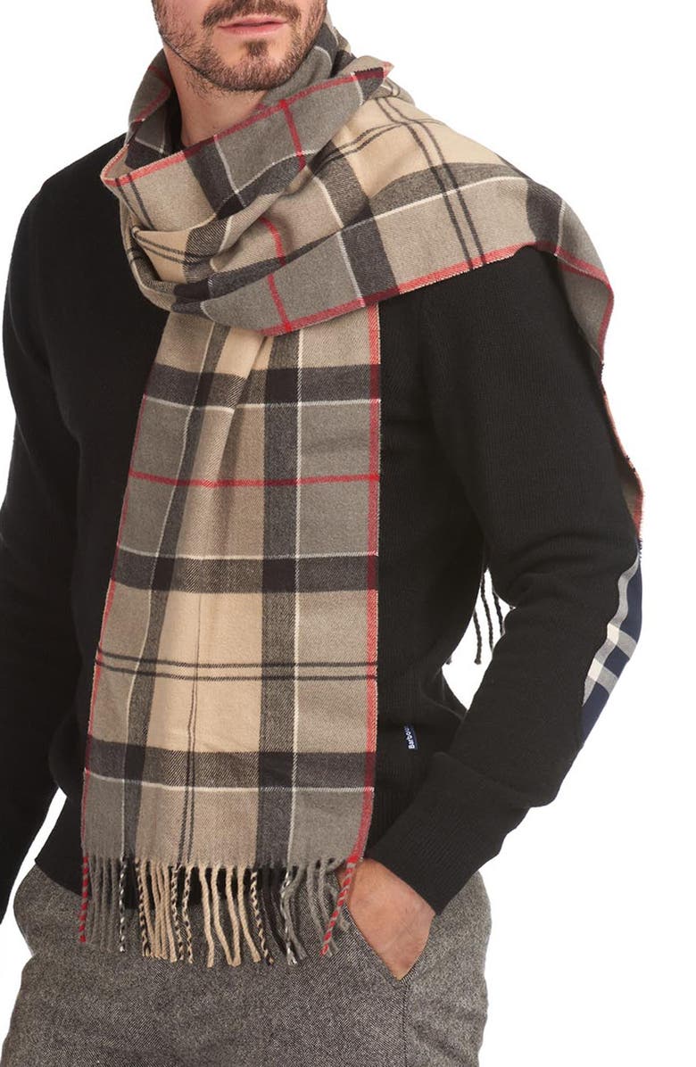 Barbour Galingale Tartan Scarf, Main, color, Dress Tartan