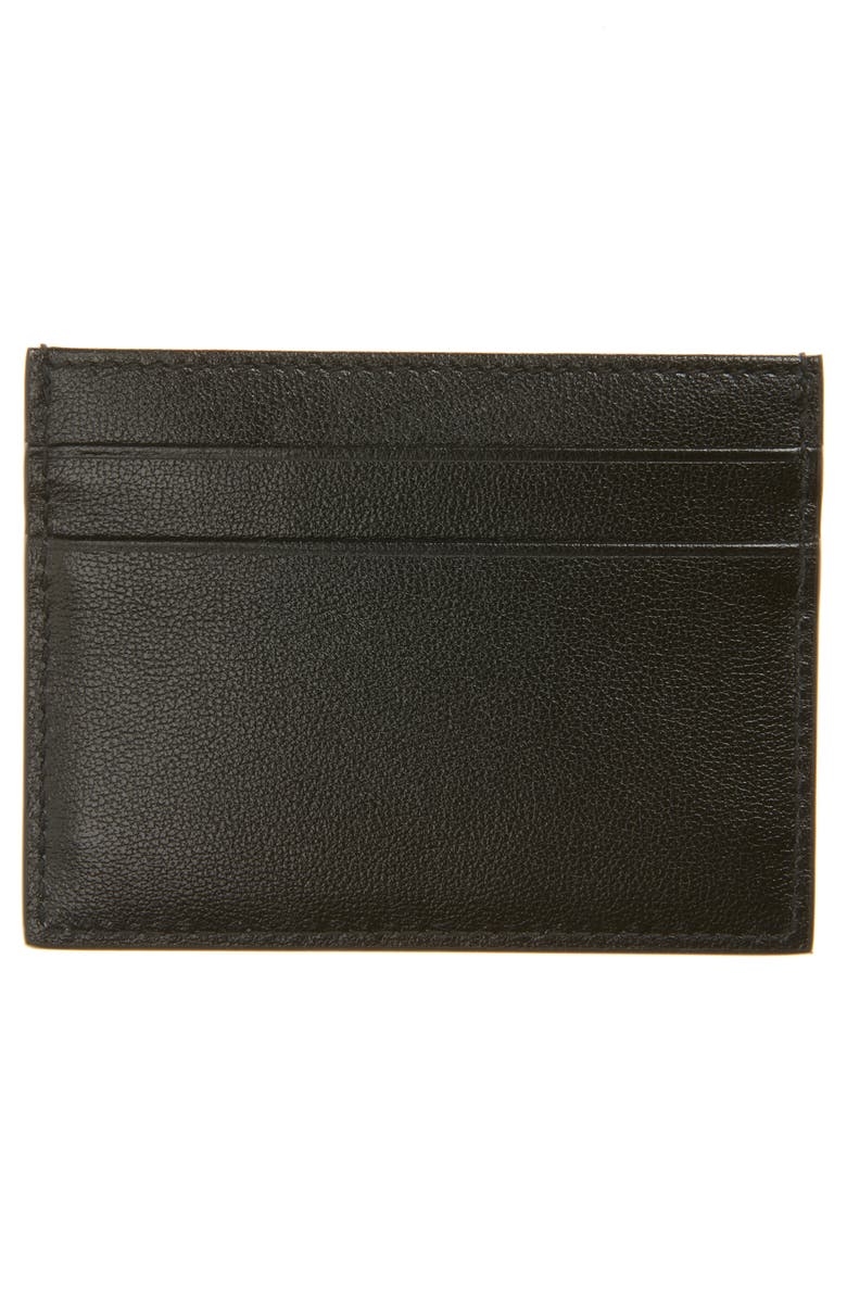 Dolce&Gabbana Leather Card Holder, Alternate, color, 80999 Nero