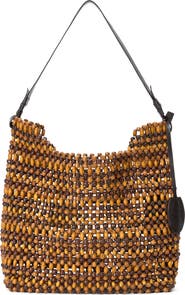 STAUD Drift Wood Bead Shoulder Bag