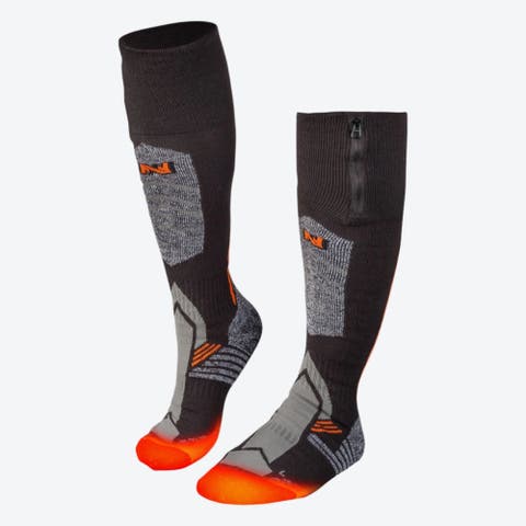 Pro Compression Heated Wool Ski Socks