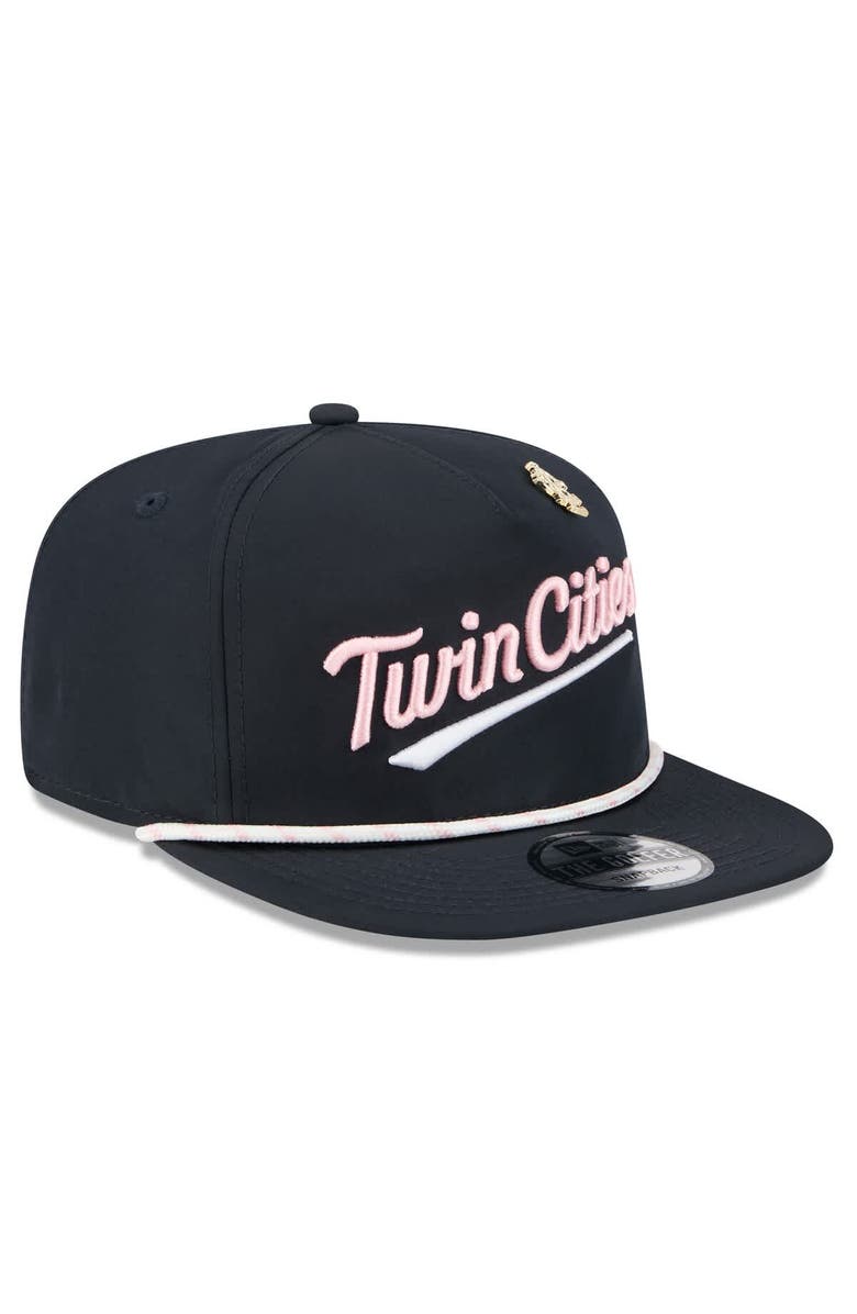 New Era Men's New Era Navy Minnesota Twins 2025 Big League Chew Golfer Snapback Hat, Alternate, color, Navy
