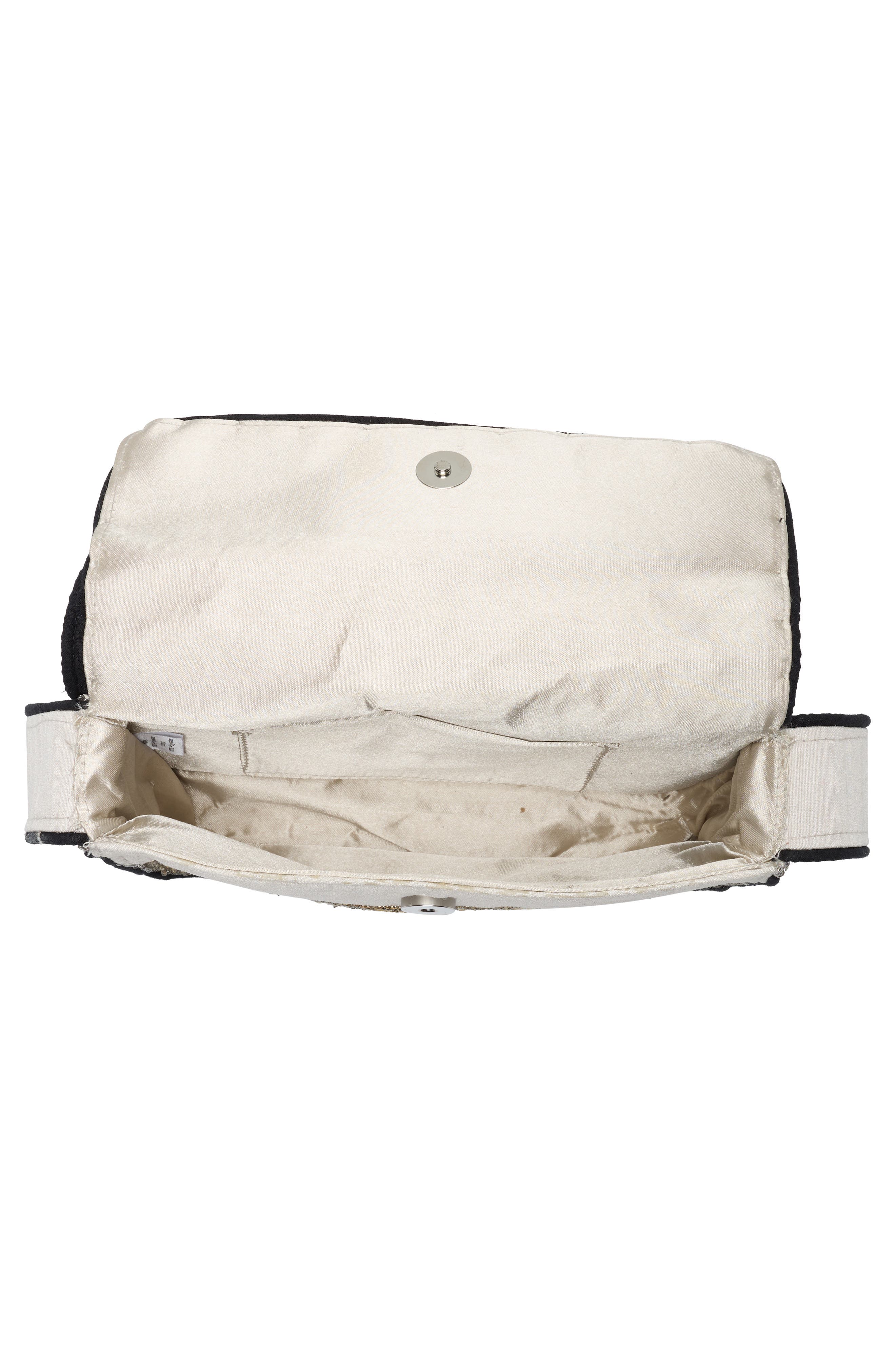 Collection XIIX Beaded Sushi Baguette Shoulder Bag, Alternate, color, Silver Multi