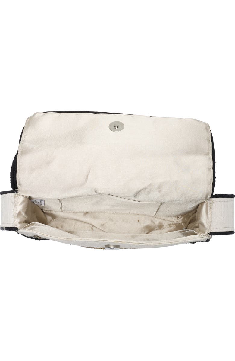 Collection XIIX Beaded Sushi Baguette Shoulder Bag, Alternate, color, Silver Multi