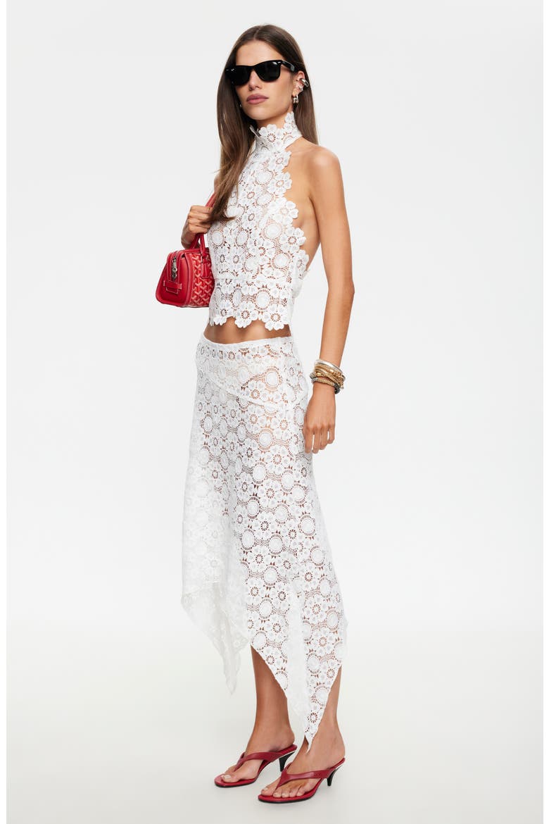 Trophy Lace Halter Top, Alternate, color, PORCELAIN